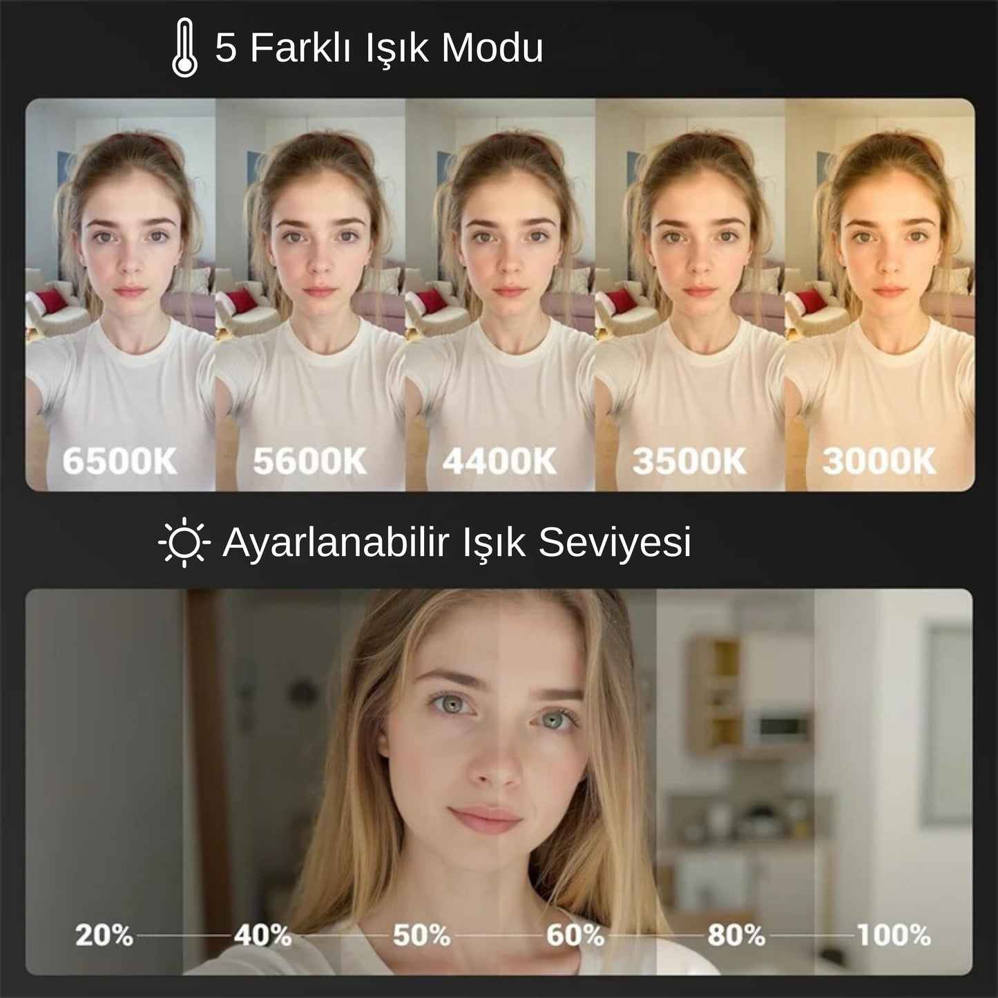 Manyetik Selfie Işığı